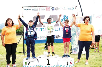 Suben al podio en el Nacional