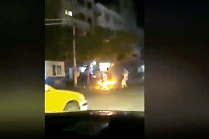 Funcionario palestino se prende fuego