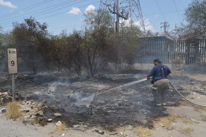 Alarma incendio en terreno junto a CONDUIT