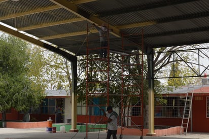 Avanzan trabajos de Pintura en Escuelas