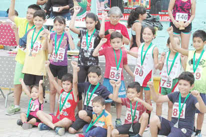 También hubo carrera infantil