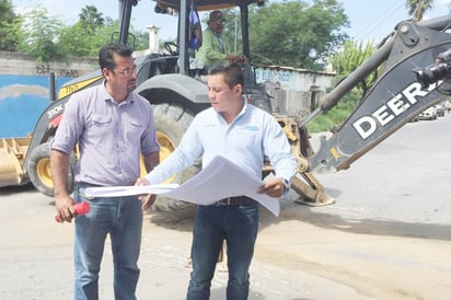 Inicia trazo de calles para drenaje pluvial