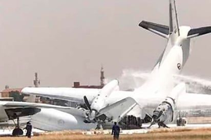 Chocan aviones militares mientras aterrizaban en Sudán