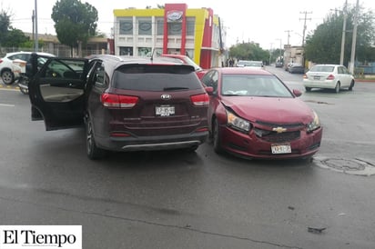 Encontronazo en el Par Vial