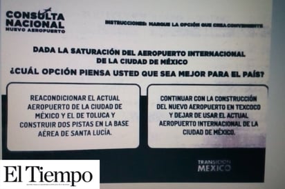 Invitan a participar en consulta sobre el Nuevo Aeropuerto