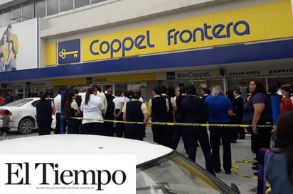 Evacuan COPPEL por leve incendio