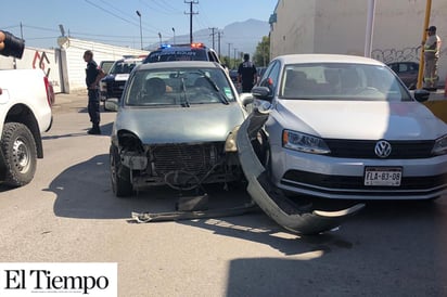 Bebita lesionada en accidente vial