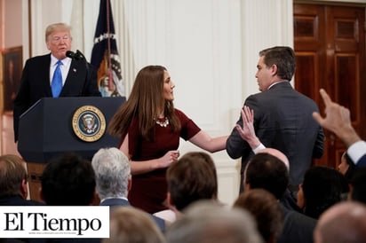 Trump ataca al periodista Jim Acosta de CNN