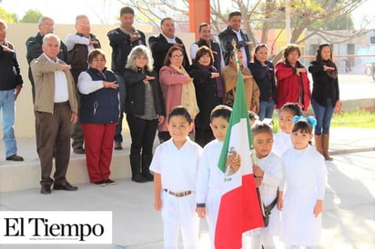 Lunes cívico en Jardín de Niños ‘Guelatao’