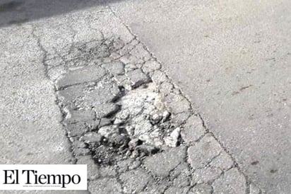 Calles destrozadas y con baches