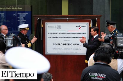 Inaugura Peña Nieto la última obra de su sexenio, el Centro Médico Naval