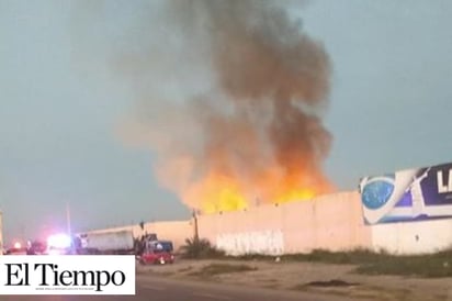 ¡Otra recicladora que se incendia!