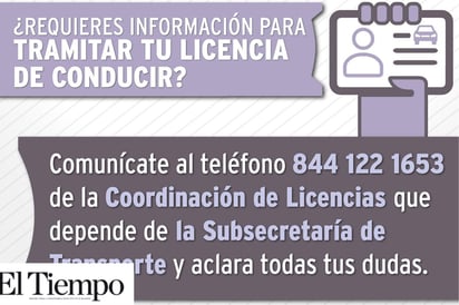 Fortalece Coahuila expedición de licencias de conducir