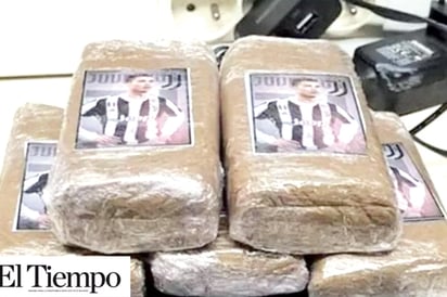 Decomisan paquetes de mariguana con la cara de Cristiano Ronaldo