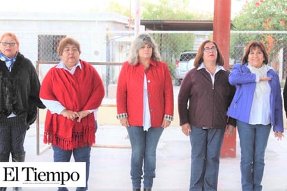 Visita Gladys Ayala, primaria del  Ejido   Santa Gertrudis