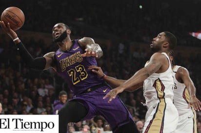 De la mano de LeBron gana Lakers