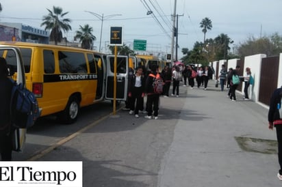 Inspeccionan unidades del transporte escolar