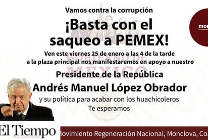 Prepara manifestación MORENA