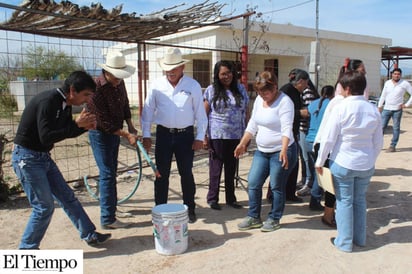 ¡Por fin! Tienen  agua 59 familias