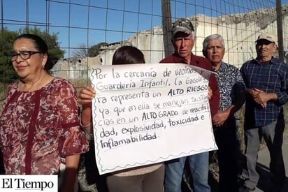 Vecinos no quieren gasolinera