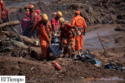 Aumentan a 165 los muertos por colapso de presa en Brasil