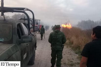 Consume incendio 45 hectáreas de pastizales en Santa Gertrudis