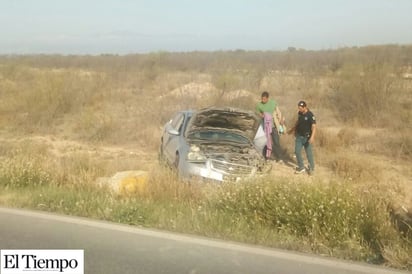 Se sale de  la carretera