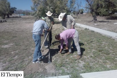 Reforestan plazas y escuelas ejidales