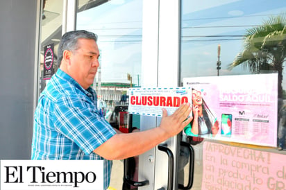 Clausuran tienda Aguillón