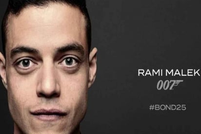 Rami Malek será el villano en nueva película del Agente 007