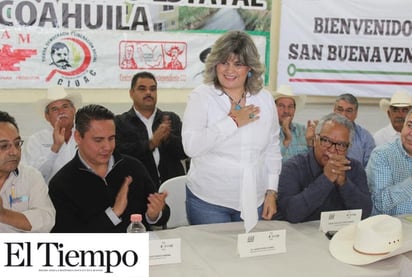 Da Gladys Ayala la bienvenida al Consejo Agrario de Coahuila