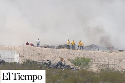 Incendio en Relleno Sanitario