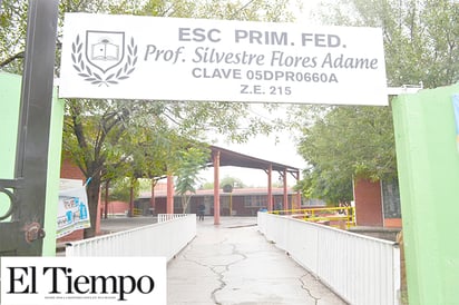 Le ‘pegan’ ladrones a primaria federal Silvestre Flores Adame