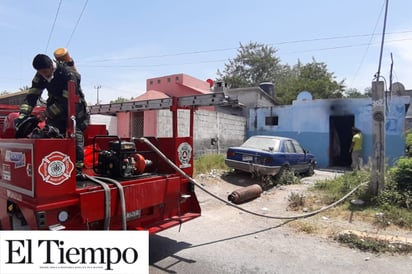 Corto genera fuego en hogar