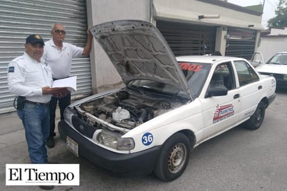 Encuentran 12 taxis ‘chatarra’