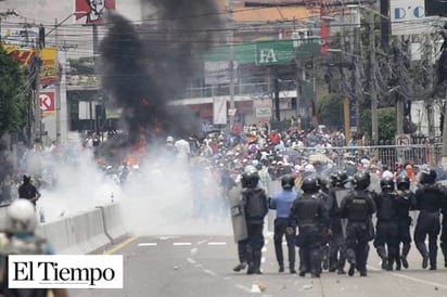 Protestas en Honduras dejan al menos 25 heridos