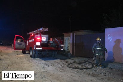 Abanico causa fuego en casa