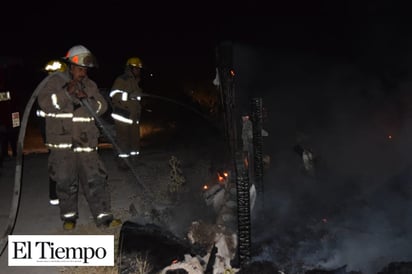 Alarma fuego en lote baldío