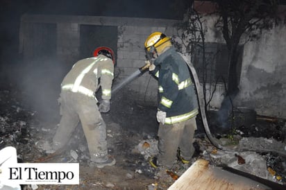 Fuego en taller de refrigeración