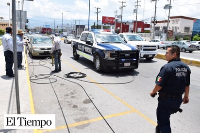 Derriba cableado trailero imprudente