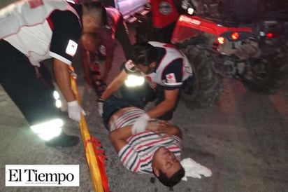 Un herido deja choque múltiple