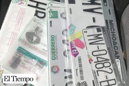 Exhortan a no comprar placas en páginas en redes sociales