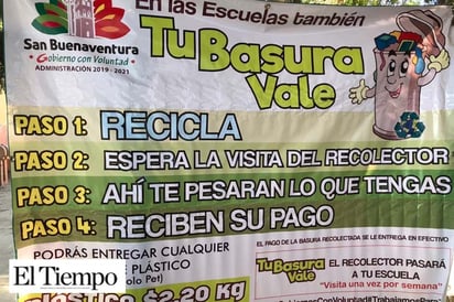 Arranca concurso de reciclaje “Tu Basura Vale” en escuelas