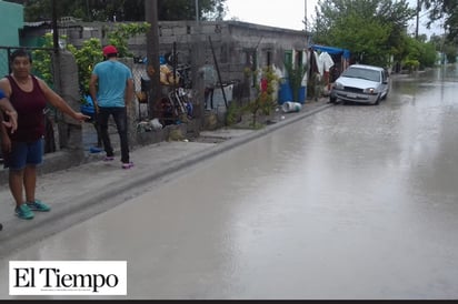 Se inundan casas en la Borja