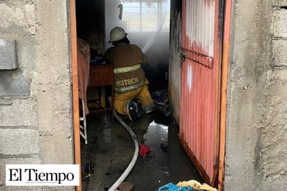 Se incendia casa en la Loma Linda