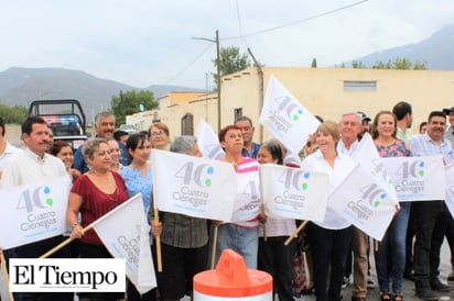 Banderazo a obra de drenaje