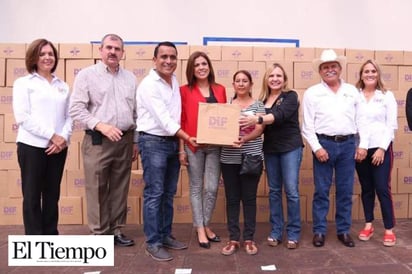 Entrega DIF 3,068 despensas saludables a familias de la Región Centro-Desierto