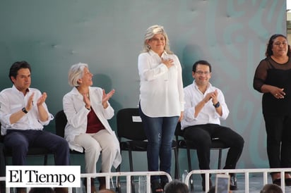 Agradece Gladys visita de AMLO y MARS