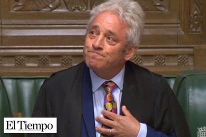 Presidente del Parlamento británico, John Bercow presenta su renuncia