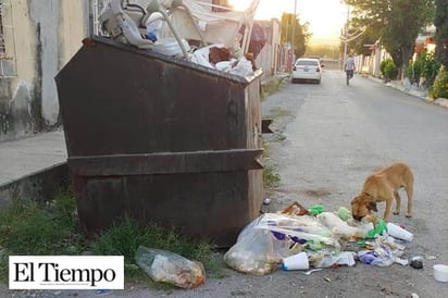 Exhiben por redes basura en las calles